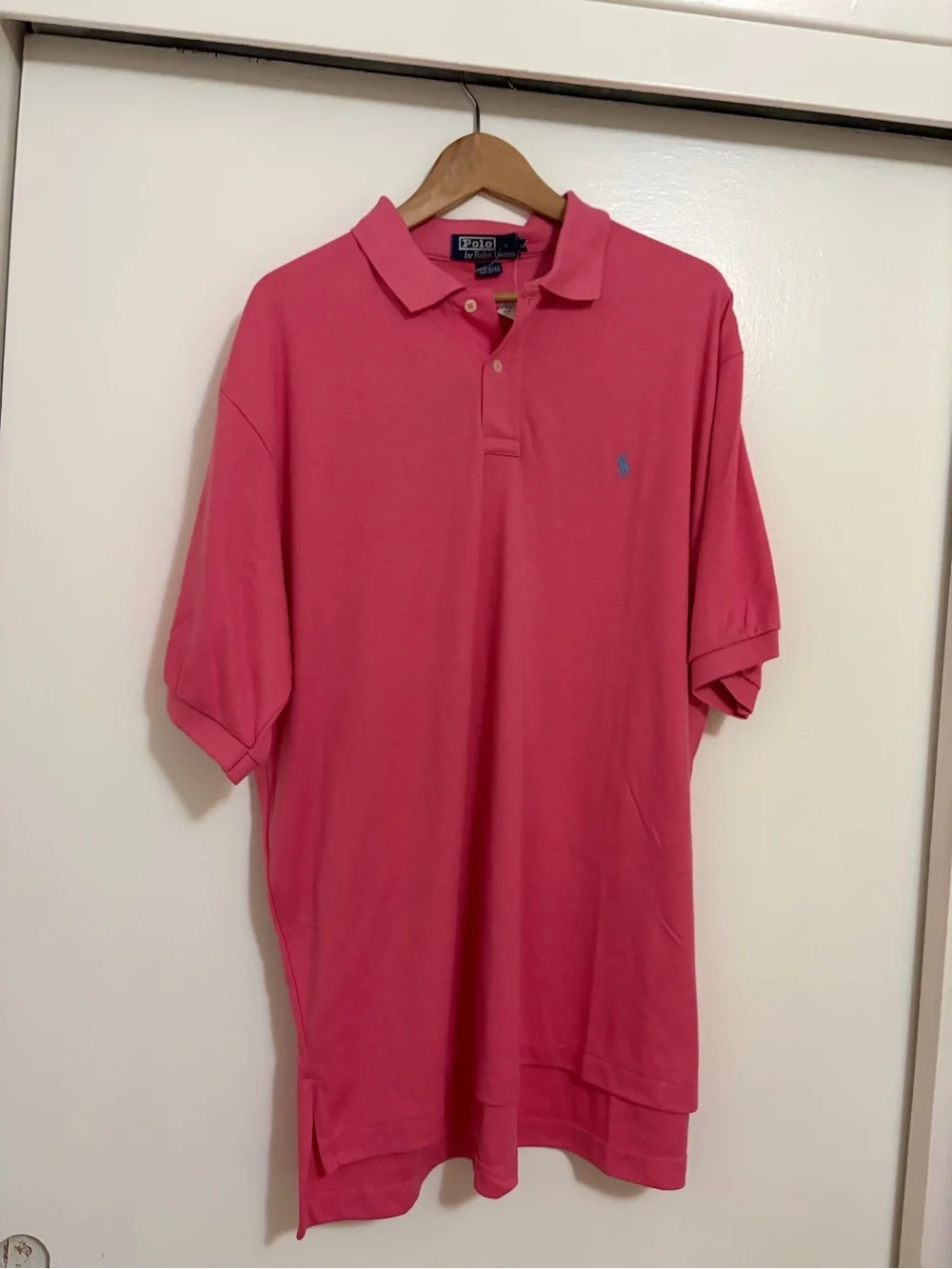 Polo By Ralph Lauren Short-Sleeve Mesh Polo Shirt - Baja Pink 100% Cotton